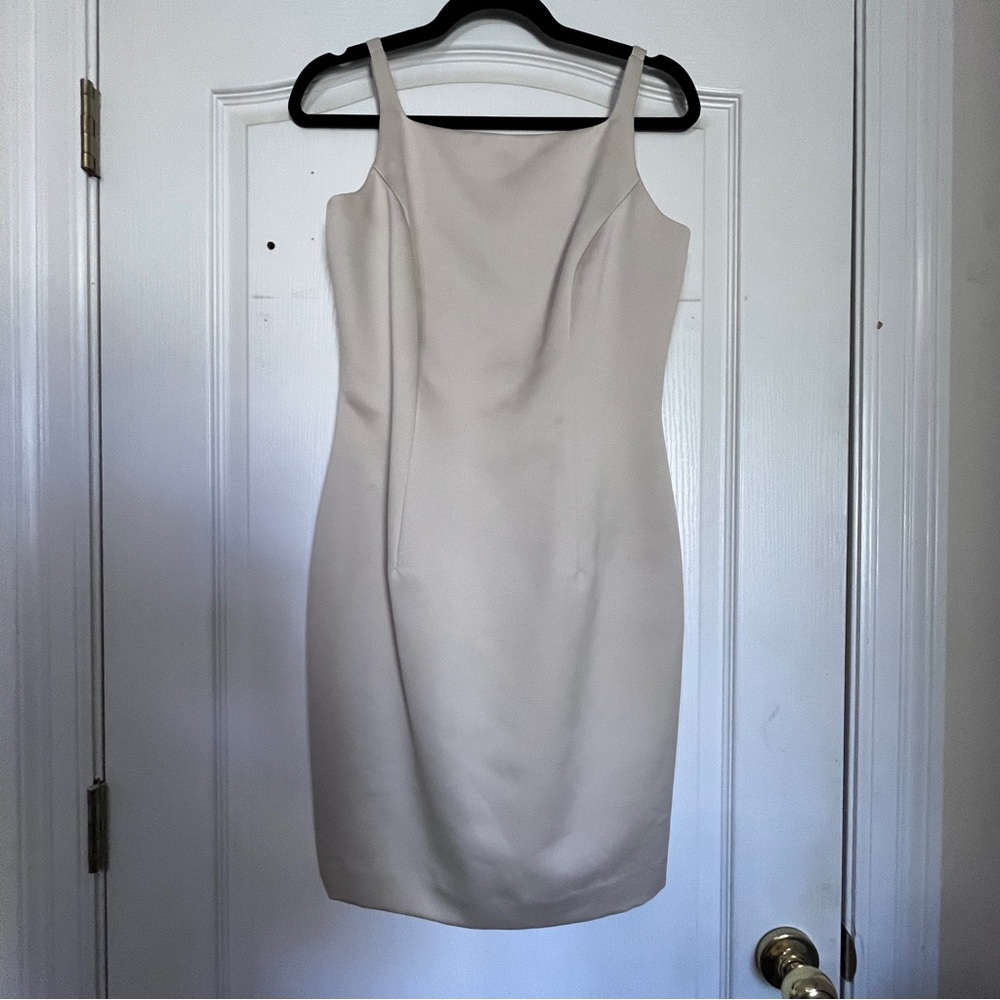 Vintage 90s Ann Taylor Beige Dress Size 6